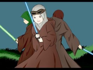 star wars: muslim jedi protect the world from darkness speedpaint thumbnail