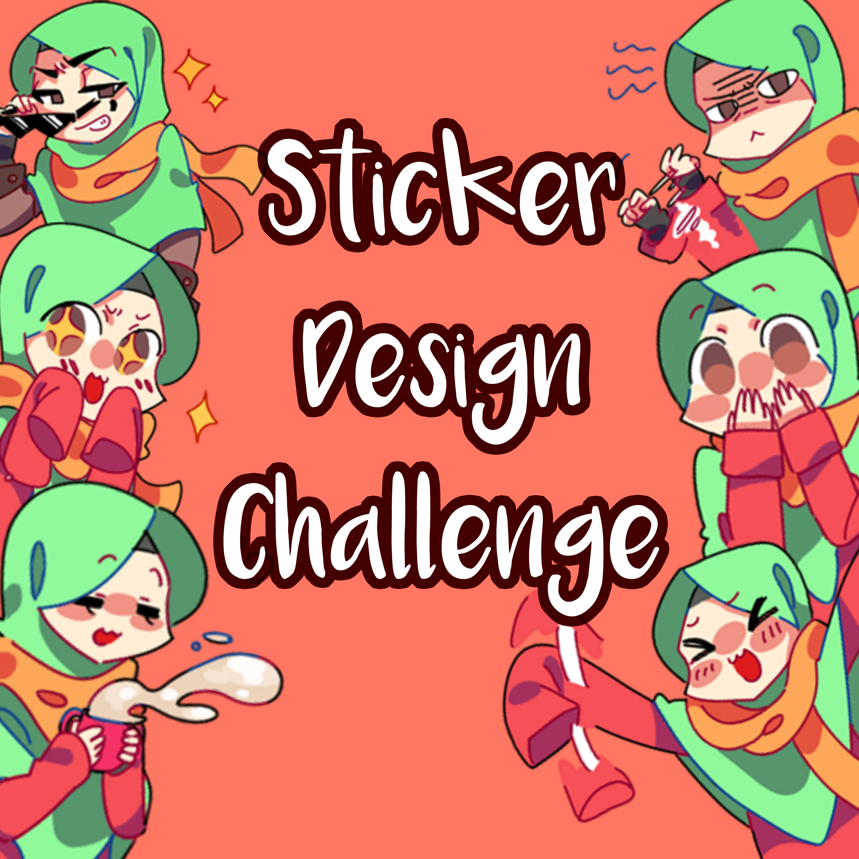  Sticker  Design Challenge Muslim  Manga  muslimmanga org