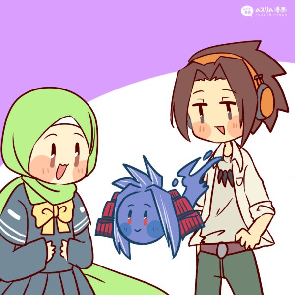Aya and Yoh Shaman King Fan Art