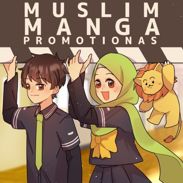 Hijabi Aya and Sura and Poji promoting Muslims