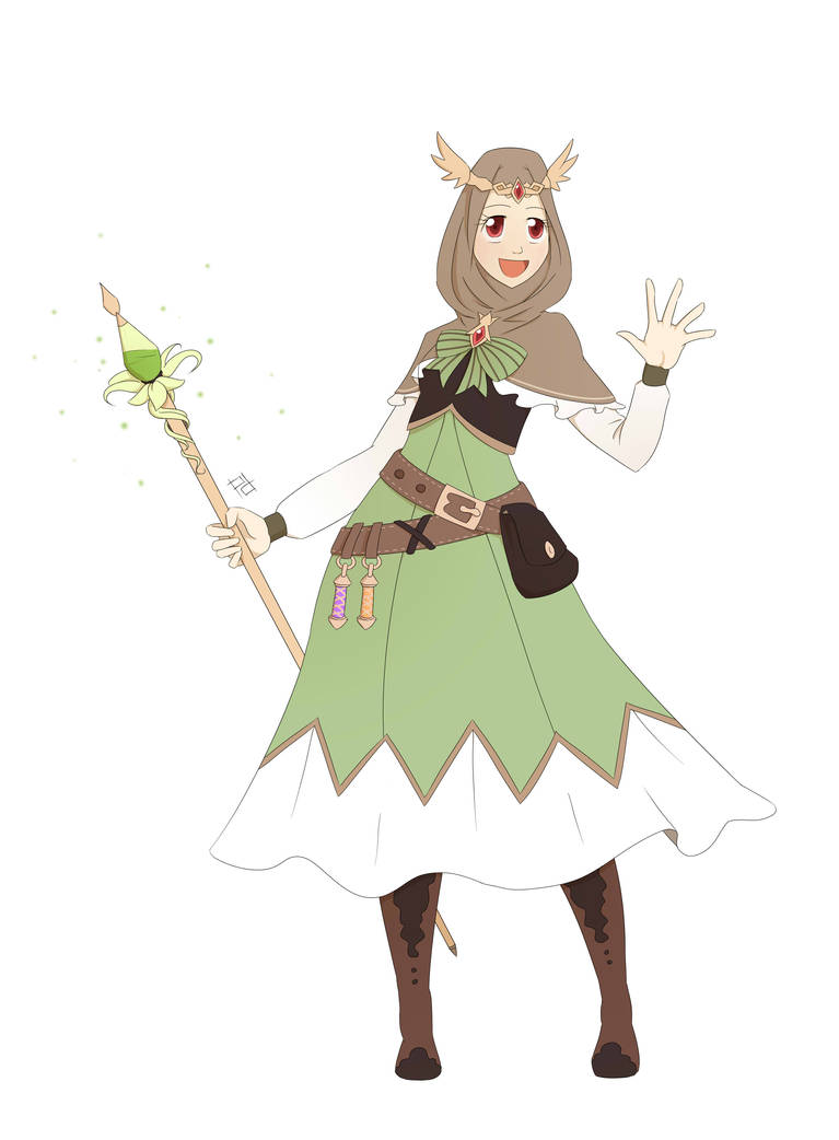 Aya the 'Alchemist' mage by ButterLux