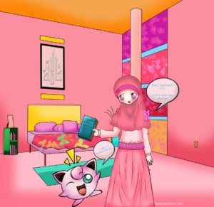 CE: ME and JIGGLYPUFF by khadijahmuslimah