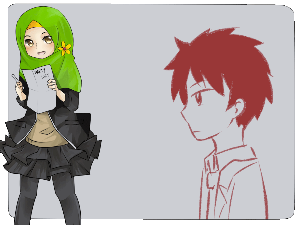 happy anniversary 6 muslim-manga ! (gif image) by piyoa