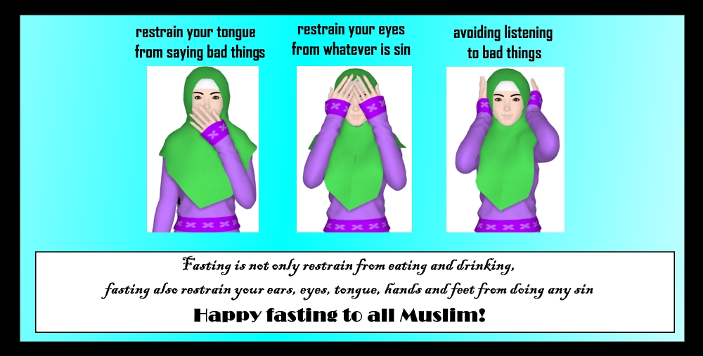 Happy fasting to all Muslim by mz3dcg