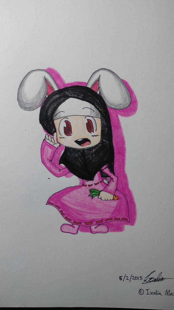 Hijabi Tewi Inaba  by Royszawa