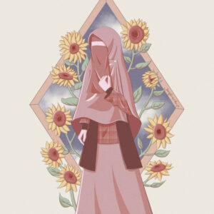 Kartun Muslimah Wallpaper - SunfloNiqabi by sunflowerhope
