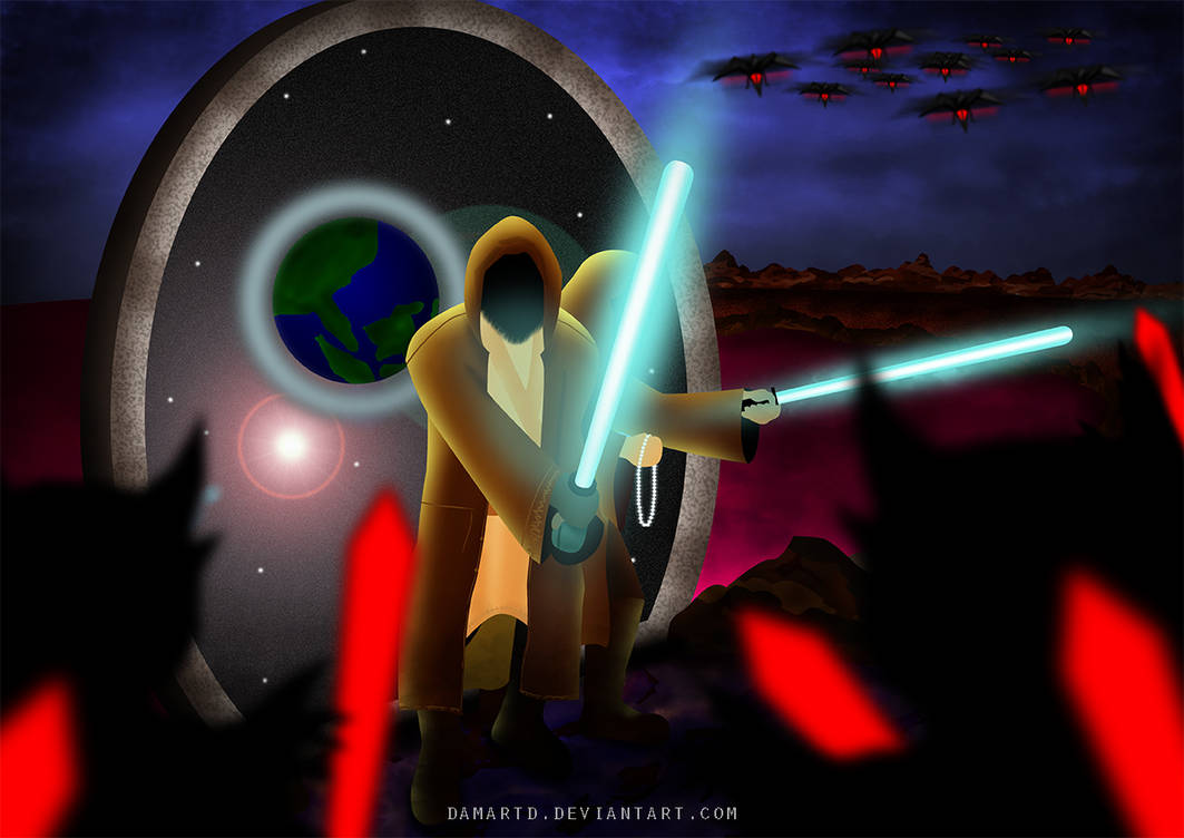 Muslim Jedi Protect The World form Darkness by damartd