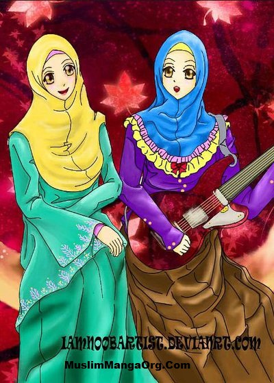 Muslimah Sister By Iamnoobartist-d8rq8pv by IamNoobArtist