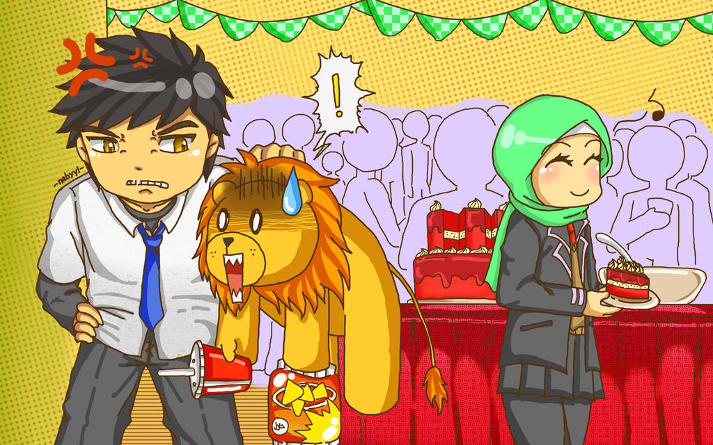 New Challenger: Intruder in School Party?! by nabyyl
