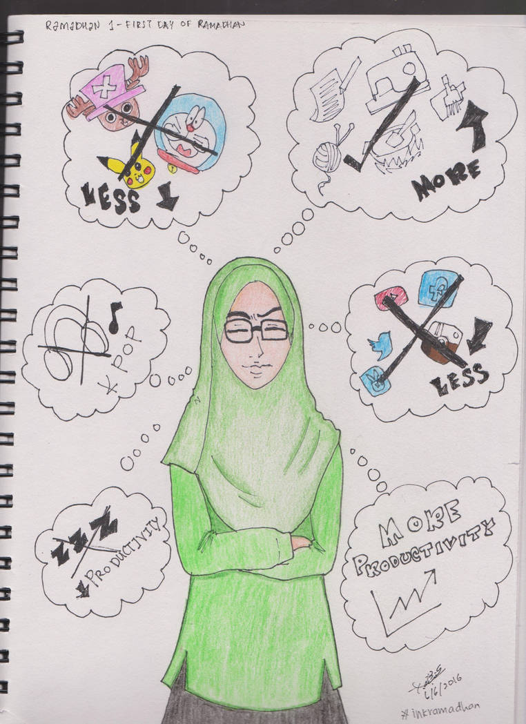 Ramadan 1 - First day of Fasting by hanakage
