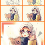 Step Drawing Muslim girl wallpaper... by kotchiyuuki