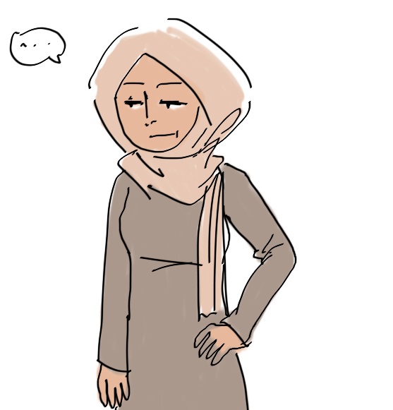 Cover of The struggles of a Hijabi